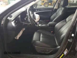 2023 Genesis G70 2.0T with VIN KMTG34TA6PU105132, listed as a Copart auction lot 78372094 with 53,921 mi miles and Salvage Title. Bid and sale history available at DreamBid. Image 7.