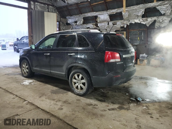 2013 Kia Sorento LX with VIN 5XYKT4A21DG338885, listed as a Copart auction lot 42837395 with 157,766 mi miles and Salvage Title. Bid and sale history available at carsss.com. Image 2.