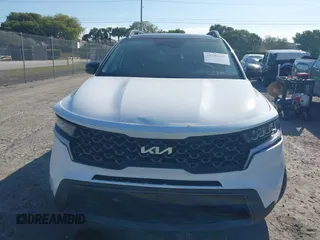 2023 Kia Sorento X-Line S with VIN 5XYRLDLC7PG216279, listed as a IAAI auction lot 41700095 with 21,370 mi miles. Bid and sale history available at carsss.com. Image 12.