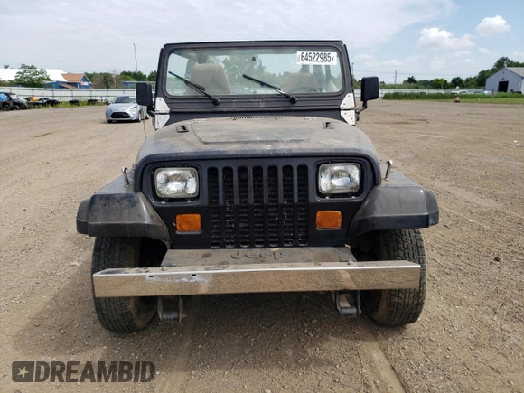 1992 Jeep Wrangler with VIN 2J4FY29S0NJ554857, listed as a Copart auction lot 64522985 with 245,263 mi miles and Clean title. Bid and sale history available at DreamBid. Image 5.