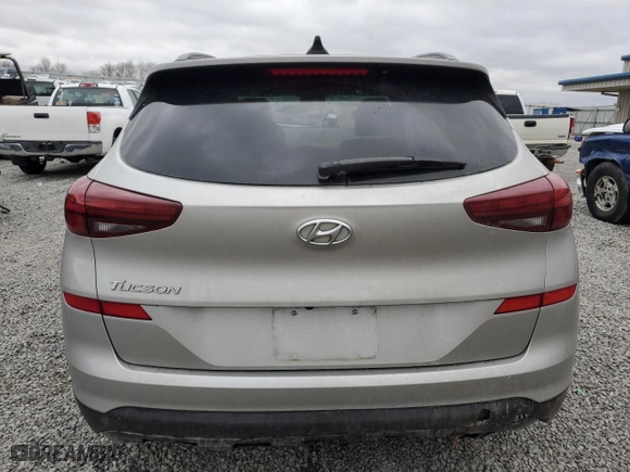 2020 Hyundai Tucson Ultimate with VIN KM8J33AL7LU197358, listed as a Copart auction lot 87025104 with 0 mi miles and Salvage Title. Bid and sale history available at carsss.com. Image 6.