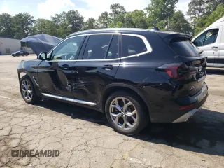 2024 BMW X3 xDrive30i z VIN 5UX53DP09R9W19794, wystawiony jako Copart lot #57802985 z przebiegiem 8017 mil mil oraz Tytuł czysty. Historia ofert i sprzedaży dostępna na DreamBid. Obrazek 2.