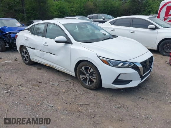 2021 Nissan Sentra SV with VIN 3N1AB8CV5MY247808, listed as a IAAI auction lot 42012583 with 58,585 mi miles and . Bid and sale history available at DreamBid. Image 1.