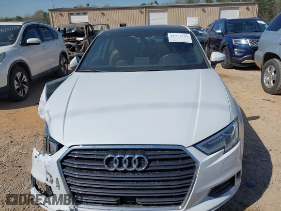 2018 Audi A3 Sedan Premium with VIN WAUAUGFF5J1052777, listed as a IAAI auction lot 41913349 with 82,977 mi miles. Bid and sale history available at carsss.com. Image 12.