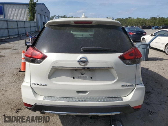 2017 Nissan Rogue SV with VIN KNMAT2MV1HP505044, listed as a Copart auction lot 49276315 with 84,234 mi miles and Salvage Title. Bid and sale history available at DreamBid. Image 6.