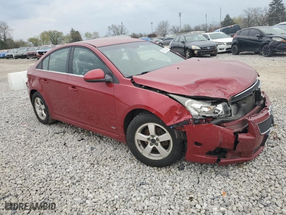 2012 Chevrolet Cruze LT w/1LT with VIN 1G1PL5SC6C7206678, listed as a Copart auction lot 53073835 with 199,724 mi miles and Salvage Title. Bid and sale history available at carsss.com. Image 4.