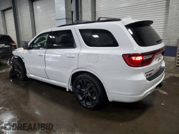 2021 Dodge Durango GT Plus with VIN 1C4RDJDG0MC521376, listed as a Copart auction lot 57703085 with 32,492 mi miles and Salvage title. Bid and sale history available at DreamBid. Image 2.