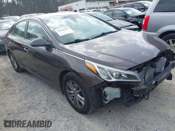 2015 Hyundai Sonata SE with VIN 5NPE24AF2FH223890, listed as a IAAI auction lot 41810442 with 146,260 mi miles and . Bid and sale history available at DreamBid. Image 1.