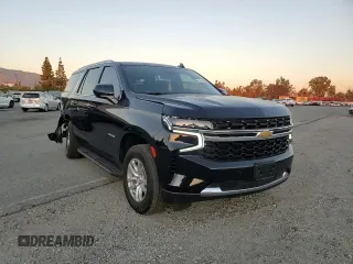 2023 Chevrolet Tahoe LS with VIN 1GNSCMKD4PR505432, listed as a Copart auction lot 81931984 with 9,340 mi miles and Salvage title. Bid and sale history available at DreamBid. Image 12.