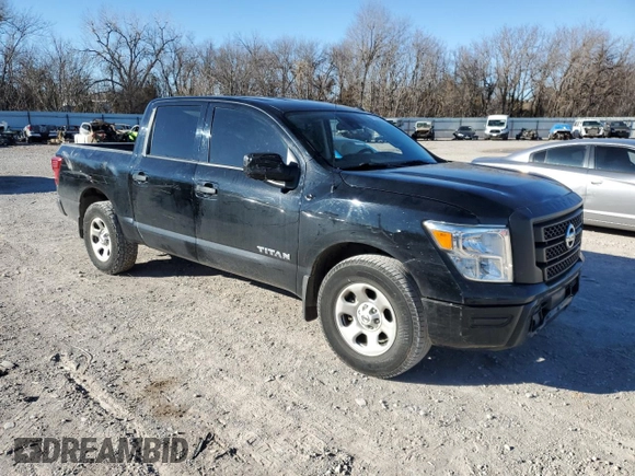 2021 Nissan Titan S with VIN 1N6AA1EC6MN529887, listed as a Copart auction lot 41435545 with 65,479 mi miles and Salvage title. Bid and sale history available at DreamBid. Image 4.
