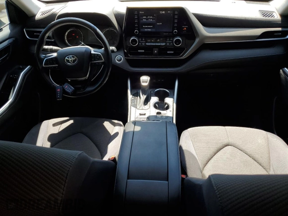 2021 Toyota Highlander L with VIN 5TDBZRBH5MS059988, listed as a Copart auction lot 59023485 with 96,215 mi miles and Salvage title. Bid and sale history available at DreamBid. Image 8.