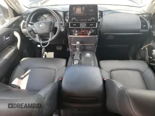 2023 Nissan Armada SV with VIN JN8AY2AC7P9180329, listed as a Copart auction lot 71796494 with 30,910 mi miles and Salvage Title. Bid and sale history available at carsss.com. Image 8.