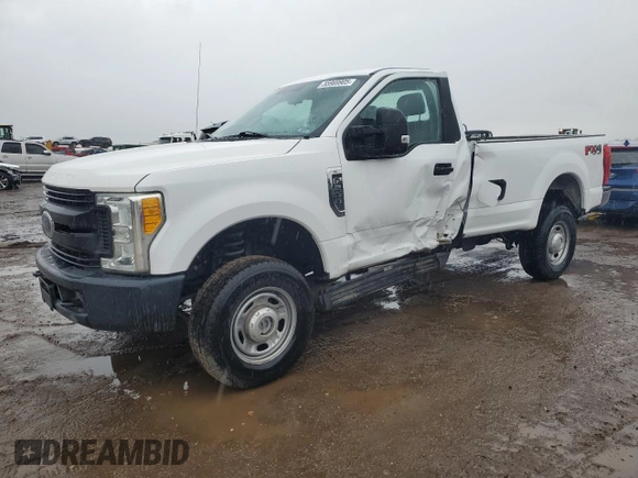 2017 Ford F-250 XL with VIN 1FDBF2B67HEB80026, listed as a Copart auction lot 55969905 with 88,917 mi miles and Salvage title. Bid and sale history available at DreamBid. Image 1.