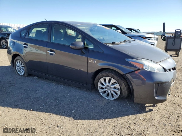 2014 Toyota Prius Plug-In with VIN JTDKN3DP8E3053358, listed as a Copart auction lot 46266455 with NaN miles and Salvage Title. Bid and sale history available at carsss.com. Image 4.