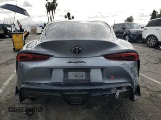 2021 Toyota GR Supra 2.0 with VIN WZ1DB2C04MW043408, listed as a Copart auction lot 49366794 with 33,453 mi miles and Salvage Title. Bid and sale history available at carsss.com. Image 6.