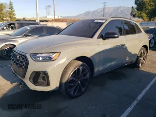 2021 Audi SQ5 Premium Plus with VIN WA1B4AFY0M2038350, listed as a Copart auction lot 70038294 with 31,724 mi miles and Salvage Title. Bid and sale history available at DreamBid. Image 1.