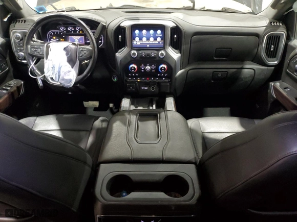 2021 GMC Sierra 1500 SLT with VIN 3GTU9DET5MG347486, listed as a Copart auction lot 48673435 with 60,027 mi miles and Salvage Title. Bid and sale history available at carsss.com. Image 8.