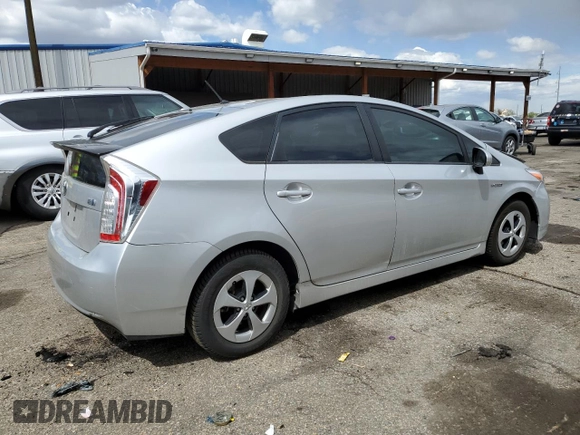 2013 Toyota Prius One with VIN JTDKN3DU0D5586264, listed as a Copart auction lot 55072005 with 105,115 mi miles and Salvage Title. Bid and sale history available at DreamBid. Image 3.