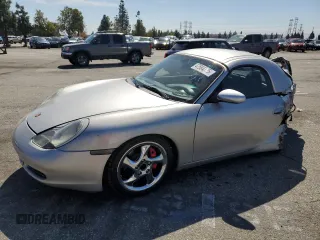 2001 Porsche Boxster S with VIN WP0CB29821U663706, listed as a Copart auction lot 47584375 with 66,729 mi miles and Salvage Title. Bid and sale history available at carsss.com. Image 1.