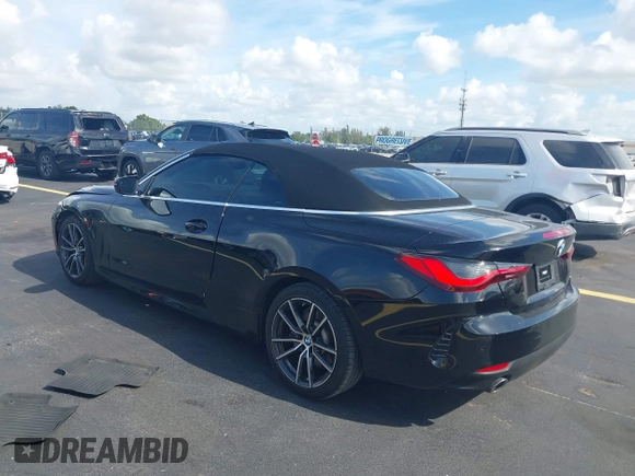 2023 BMW 4 Series 430i with VIN WBA23AT03PCL81706, listed as a IAAI auction lot 42534918 with 42,362 mi miles and . Bid and sale history available at DreamBid. Image 3.