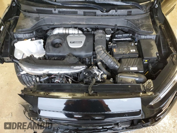 2021 Hyundai Kona Night Edition with VIN KM8K6CA57MU710395, listed as a Copart auction lot 87667725 with 77,647 mi miles and Non Repairable. Bid and sale history available at DreamBid. Image 12.