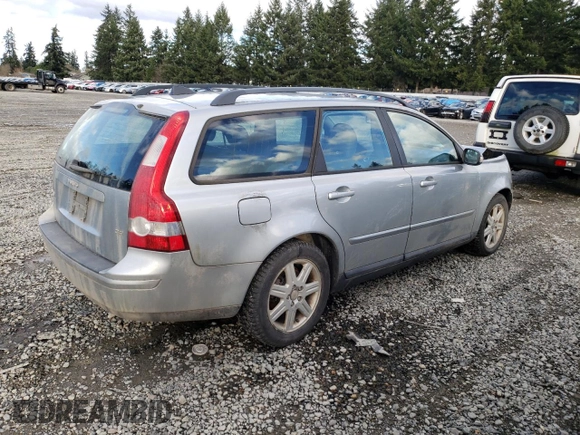 2007 Volvo V50 2.4L with VIN YV1MW382072284214, listed as a Copart auction lot 40821234 with 134,054 mi miles and Salvage Title. Bid and sale history available at carsss.com. Image 3.