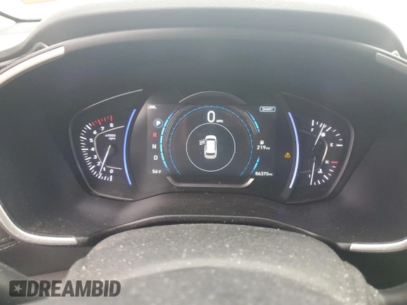 2019 Hyundai Santa Fe Limited z VIN 5NMS5CAA7KH027217, wystawiony jako Copart lot #80424754 z przebiegiem 86 370 mil mil oraz Szkoda całkowita • Salvage title. Historia ofert i sprzedaży dostępna na DreamBid. Obrazek 9.
