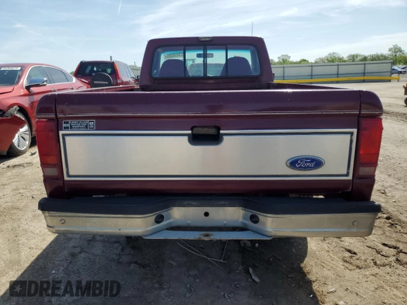1992 Ford Ranger XL with VIN 1FTCR10A2NPA87898, listed as a Copart auction lot 53450505 with 2,748 mi miles and Salvage title. Bid and sale history available at DreamBid. Image 6.
