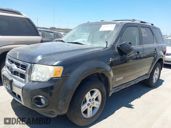 2008 Ford Escape Hybrid with VIN 1FMCU49H38KE50450, listed as a IAAI auction lot 42565336 with Not provided miles and . Bid and sale history available at DreamBid. Image 2.