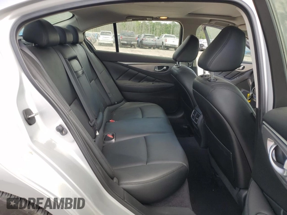 2014 Infiniti Q50 Premium with VIN JN1BV7AR2EM700072, listed as a Copart auction lot 54934445 with 97,381 mi miles and Salvage title. Bid and sale history available at DreamBid. Image 10.