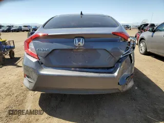 2018 Honda Civic EX with VIN 19XFC2F70JE043957, listed as a Copart auction lot 52217275 with 87,175 mi miles and Salvage Title. Bid and sale history available at DreamBid. Image 6.