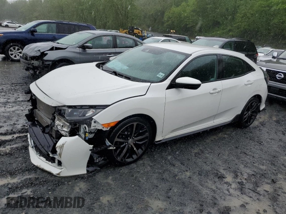 2021 Honda Civic Sport with VIN SHHFK7H49MU401573, listed as a Copart auction lot 56133445 with 90,280 mi miles and Salvage Title. Bid and sale history available at DreamBid. Image 1.