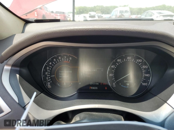 2015 Lincoln MKZ with VIN 3LN6L2G93FR619245, listed as a Copart auction lot 59220525 with 231,014 mi miles and Salvage title. Bid and sale history available at DreamBid. Image 9.