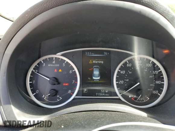 2017 Nissan Sentra SV z VIN 3N1AB7AP4HY295725, wystawiony jako Copart lot #56043405 z przebiegiem 71 564 mil mil oraz Szkoda całkowita • Salvage title. Historia ofert i sprzedaży dostępna na DreamBid. Obrazek 9.