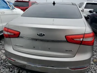 2015 Kia Cadenza Premium with VIN KNALN4D70F5170753, listed as a Copart auction lot 77714704 with 90,799 mi miles and Salvage Title. Bid and sale history available at carsss.com. Image 6.