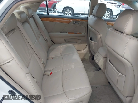 2007 Toyota Avalon XL with VIN 4T1BK36B87U235659, listed as a IAAI auction lot 41311087 with 74,760 mi miles. Bid and sale history available at carsss.com. Image 8.