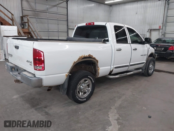 2004 Dodge 2500 SLT with VIN 3D7KU28D24G205956, listed as a IAAI auction lot 41990750 with 210,536 mi miles and . Bid and sale history available at DreamBid. Image 4.