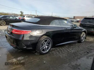 2017 Mercedes-Benz S 550 with VIN WDDXK8CB9HA025415, listed as a Copart auction lot 85521994 with 52,996 mi miles and Salvage Title. Bid and sale history available at DreamBid. Image 3.