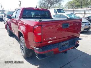 2021 Chevrolet Colorado 2WD Work Truck with VIN 1GCGSBEN1M1101105, listed as a IAAI auction lot 41827728 with 75,064 mi miles and . Bid and sale history available at DreamBid. Image 3.