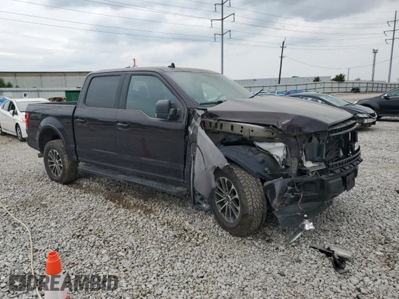 2020 Ford F-150 XL with VIN 1FTEW1E57LFB56617, listed as a Copart auction lot 56384545 with 171,336 mi miles and Salvage title. Bid and sale history available at DreamBid. Image 4.