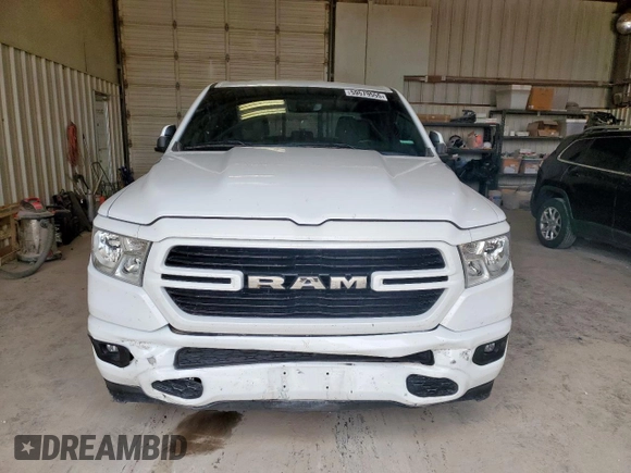 2020 Ram 1500 Lone Star with VIN 1C6RREFT7LN361686, listed as a Copart auction lot 59579555 with 74,421 mi miles and Salvage title. Bid and sale history available at DreamBid. Image 5.