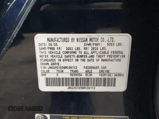 2006 Infiniti M z VIN JNKAY01E56M106712, wystawiony jako IAAI lot #42360893 z przebiegiem 177 002 mil mil oraz . Historia ofert i sprzedaży dostępna na DreamBid. Obrazek 9.