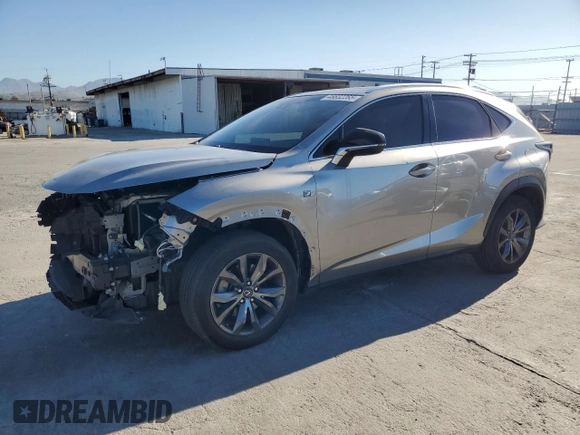 2018 Lexus NX with VIN JTJYARBZ4J2085850, listed as a Copart auction lot 46632265 with 58,832 mi miles and Salvage Title. Bid and sale history available at carsss.com. Image 1.