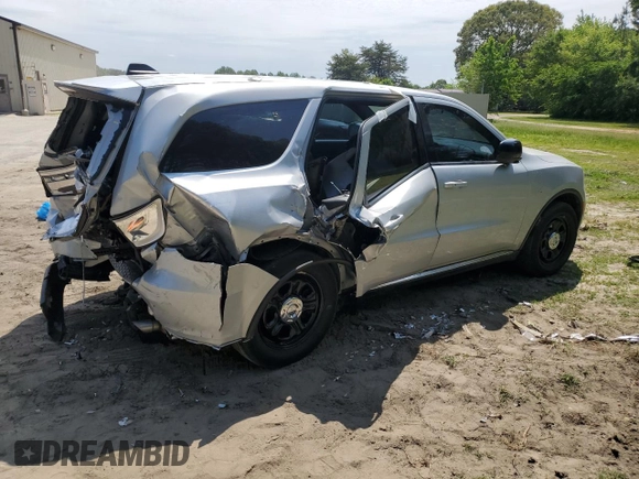 2023 Dodge Durango Pursuit with VIN 1C4RDJFG6PC676287, listed as a Copart auction lot 56201305 with 25,659 mi miles and Salvage title. Bid and sale history available at DreamBid. Image 3.