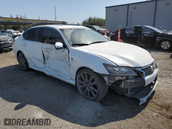 2015 Lexus GS 350 with VIN JTHBE1BL2FA011686, listed as a Copart auction lot 62676685 with 146,673 mi miles and Salvage title. Bid and sale history available at DreamBid. Image 4.