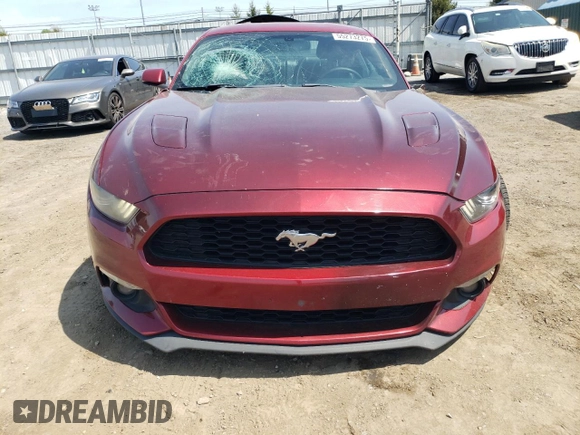 2017 Ford Mustang EcoBoost z VIN 1FA6P8TH4H5282685, wystawiony jako Copart lot #55273275 z przebiegiem 156 604 mil mil oraz Szkoda całkowita • Salvage title. Historia ofert i sprzedaży dostępna na DreamBid. Obrazek 5.