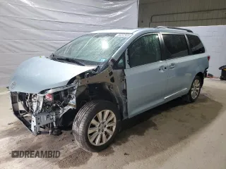 2017 Toyota Sienna XLE with VIN 5TDDZ3DC3HS178281, listed as a Copart auction lot 56352905 with 109,156 mi miles and Salvage title. Bid and sale history available at DreamBid. Image 1.