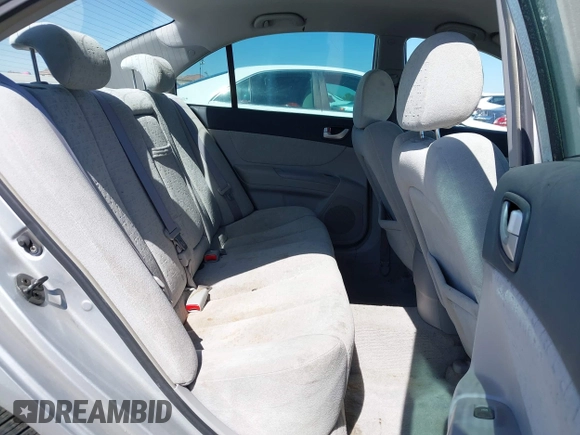 2007 Hyundai Sonata GLS with VIN 5NPET46C97H274364, listed as a IAAI auction lot 42061715 with 158,688 mi miles and . Bid and sale history available at DreamBid. Image 8.
