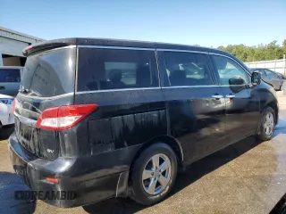 2015 Nissan Quest SV with VIN JN8AE2KP9F9128399, listed as a Copart auction lot 74980554 with 108,346 mi miles and Salvage Title. Bid and sale history available at carsss.com. Image 3.