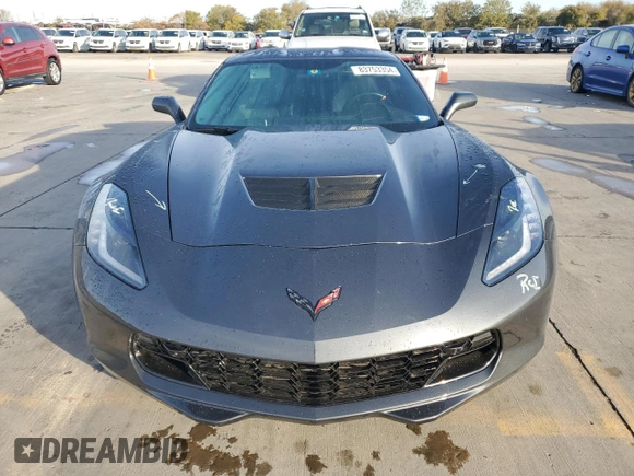 2017 Chevrolet Corvette Z06 3LZ with VIN 1G1YU2D6XH5607015, listed as a Copart auction lot 83753354 with 19,201 mi miles and Salvage Title. Bid and sale history available at carsss.com. Image 5.